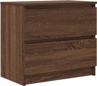 Image de Meuble TV chêne marron 60x35x54 cm bois d'ingénierie