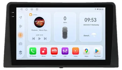 Productafbeelding van Multimediaspeler voor auto's, met touchscreen, compatibel met smartphones, geschikt voor Citroën Berlingo (2019), Peugeot Partner/Rifter (2020), Opel Combo, QS1 AHD AIPRO