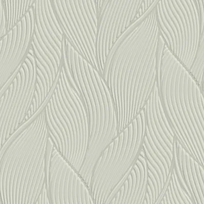 Produktbild von Zambaiti Tapete Blätter Grau - 662141 - 70 cm x 10.05 m