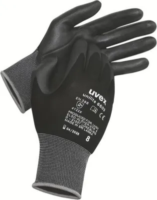 Obrázok produktu pre uvex bezpečnostné rukavice unilite 6605 black veľkosť 11