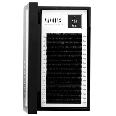 Image de Extensions de cils volume Nanolash - 0.05 C curl 9mm