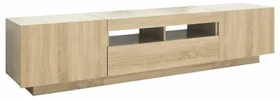Produktbild von vidaXL TV-Schrank mit LED-Leuchten Sonoma-Eiche 180x35x40 cm