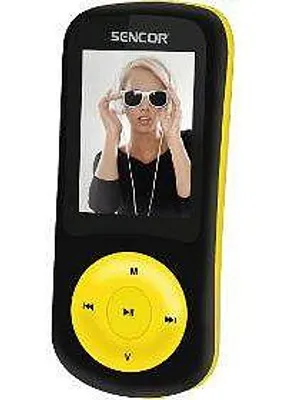 Image de Sencor SFP 5870 BYL MP3/MP4 player 8 GB Black, Yellow