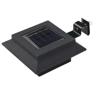 Zdjęcie produktu dla vidaXL Solarne lampy zewnętrzne 12 szt. LED prostokątne 12 cm czarne