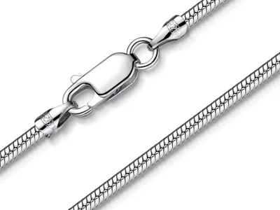 Produktbild von SILBERKETTEN STORE Schlangenkette 2mm - 925 Silber, Länge wählbar von 38-120cm - 85cm