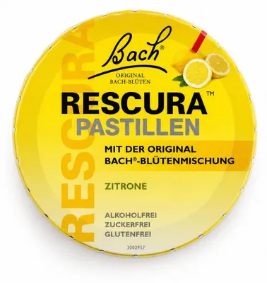 Image de Pastilles RESCURA Original au citron, 50 g de pastilles