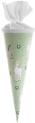 Productafbeelding van Schooltas met paardenprint - 35 cm