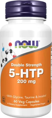 Produktbild von Now Foods 5-HTP 200mg (60 vcaps) Unflavoured - Vitamine,  Mineralien & Gesundheit - 5-HTP