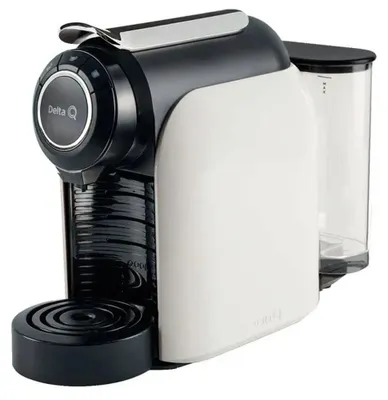 Productafbeelding van Delta QOOL, koffiezetapparaat voor filterkoffie, 1 liter, koffiekapsules, 1200 W, zwart, wit