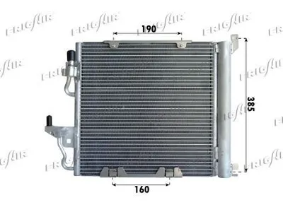 Produktbild von FRIGAIR 0807.2026 Kondensator Klimaanlage Klimakondensator für OPEL ZAFIRA B (A05)