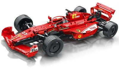 Image de Reobrix 11007 Voiture de course, 2 modes de télécommande, 928 pièces