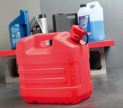 Imagen del producto de Contenedores de combustible con embudo, de 5 litros, para almacenamiento