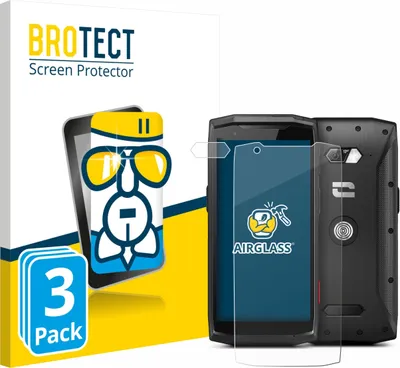 Produktbild von 3x BROTECT Schutzglas für Crosscall Core-M5 (Display+Kamera) Schutzfolie Panzer Folie Glas Display Schutz klar