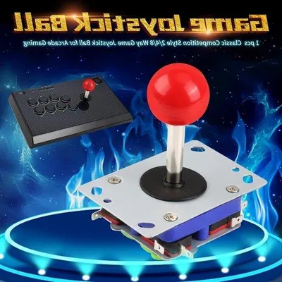 Produktbild von Joystick 2/4/8 Weg einstellbar lang Griff Spielhallenstil