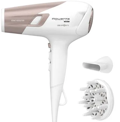 Obrázek produktu pro Rowenta Studio Dry CV5830, DC, Béžová, Bílá, Jednobarevný, Plast, Poutko k zavěšení, 1,8 m