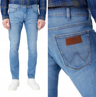 Produktbild von WRANGLER, Herren Jeanshosen, Straight fit, BRYSON, W34 L32, Blau, Jeans, baggyjeans, buggy