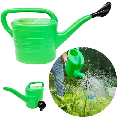 BAUSTER® Gießkanne 15l zum Blumen gießen Farbe grün Kunststoff