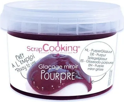 Produktbild von Zuckerguss fruchtig Spiegeleffekt lila 300 g