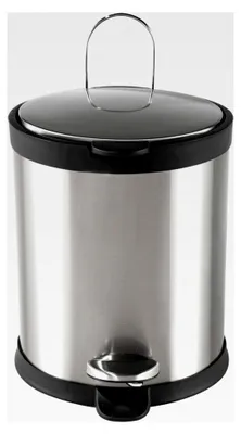 Produktbild von Treteimer aus Edelstahl Jannik 5 Liter mit Soft-Close-Deckel