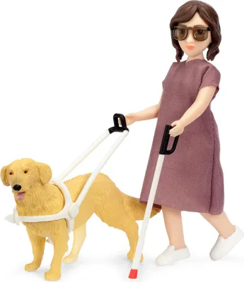 Produktbild von Puppe Blindstock Hund