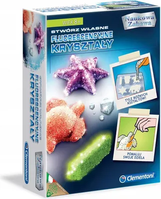 Zdjęcie produktu dla Clementoni Fluorescencyjne Krysztaly 60584