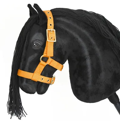 Productafbeelding van Oranje hoofdstel voor hobbypaard