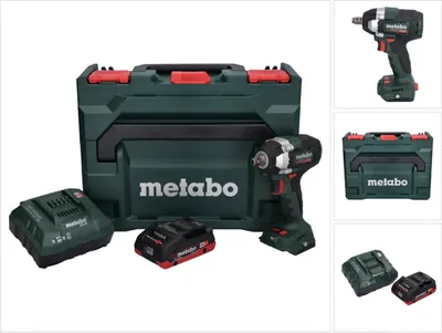 Produktbild von Metabo SSW 18 LT 300 BL Akku Schlagschrauber 18 V 300 Nm Brushless + 1x Akku 4,0 Ah + Ladegerät + metaBOX