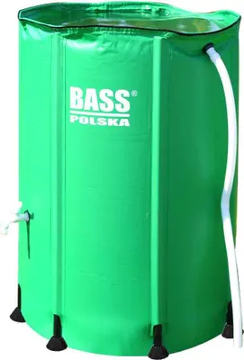 Produktbild von Zusammenklappbare Regentonne 250 l grün UV-beständig PVC-Ummantelung