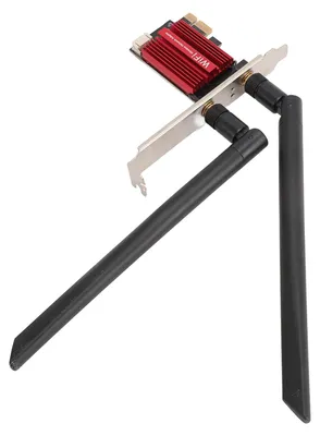 Imagen del producto de Tarjeta WiFi NFA344A Pro para PCIE, 1200 Mbps, doble banda 2.4G/5G, Bluetooth 4.1, tarjeta de red inalámbrica para PCIE con 2 antenas de 8 dBi, compatible con Windows 7, 8 y 10