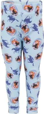 Produktbild von Disney Die Eiskönigin Anna Elsa Kinder Leggings Sporthose – Blau / 92