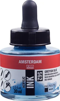 Zdjęcie produktu dla Amsterdam Butelka z tuszem akrylowym 30 ml szary niebieski 562