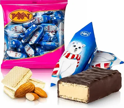Produktbild von Pralinen - Umka, mit Mandeln und Waffeln, 1 kg