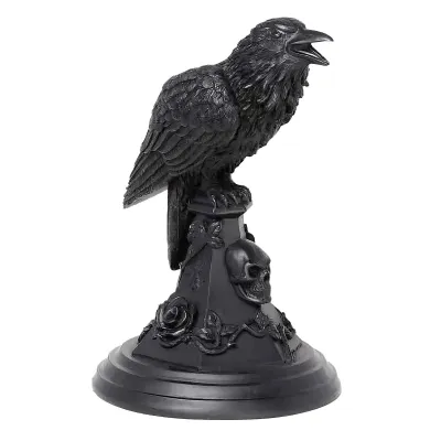 Produktbild von Gothic Kerzenhalter Harz Figur Stojan na svícen Home Decor Accessoire Holiday Decoration Raven