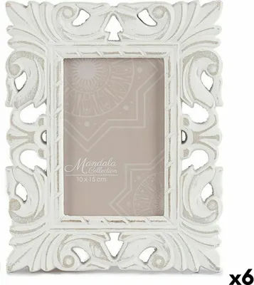 Immagine prodotto di Cornice per foto 18,5 x 23 x 1,3 cm in legno bianco MDF (6 pezzi)