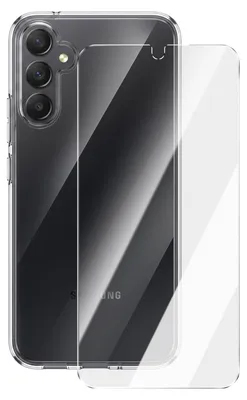 Produktbild von Mayaxess, Schutz-Set für Galaxy A34 5G mit Hülle und Panzerglas, Transparent