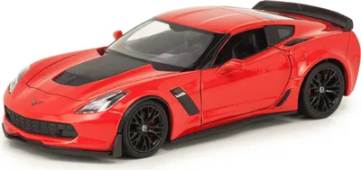 Produktbild von CHEVROLET Corvette Z06 2017 rot, WEL24085WB, Maßstab1/24, WELLY