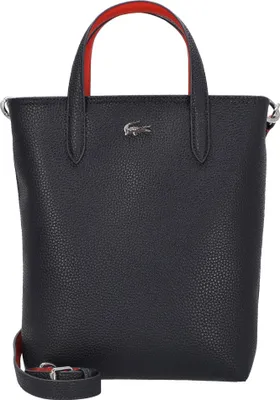 Zdjęcie produktu dla LACOSTE torebka na ramię Anna Z pionowa torba na zakupy Marine 166 Rouge 240 ciemnoniebieski