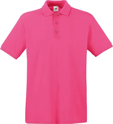 Produktbild von Fruit of the Loom 63-218-0 | Herren Premium Poloshirt - Farbe: Fuchsia - Größe: M