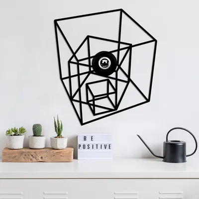 Produktbild von Opviq, 609- 609SHD, Schwarz, Wandleuchten, 38 x 12 x 43 cm, MDF -Körper