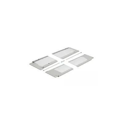 Immagine prodotto di DELOCK 19" Kabelmanagement Bürstenleiste 2 HE grau