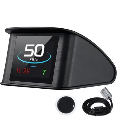 Produktbild von Universal HUD Head-up-Display für Autos Digitaler GPS-Tachometer mit Beschleunigungs- und Bremstest sowie Auto HUD Display für alle Fahrzeugtypen
