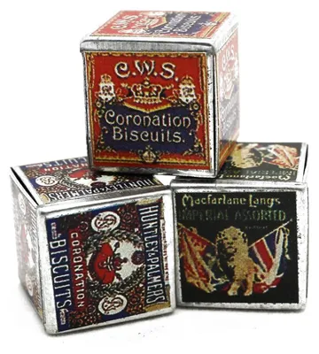 Produktbild von Mini Keks Miniatur Box für Puppenhaus Küche (1 Set)
