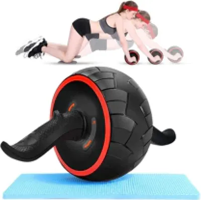 Produktbild von Bauchtrainer Rolle, ergonomischer Griff, inklusive Kniematte