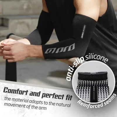 Imagen del producto de Muñequeras de compresión, antideslizantes, elásticas, talla M, para fitness