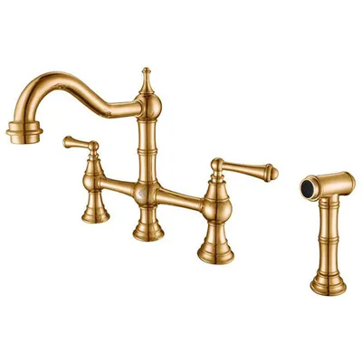 Immagine prodotto di Miscelatore lavello cucina oro retrò CHESTERA bocca estraibile