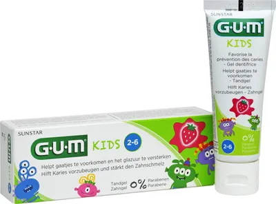 Produktbild von GUM Kids Monster, Kinder, 50 ml, Gel, 2 Jahr(e), 6 Jahr(e), Prävention von Zahnkaries