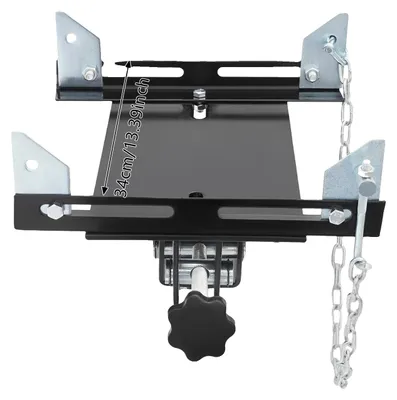 Produktbild von Übertragungsjackadapter, kompatibel mit hydraulischem Wagenheber, langlebige Stahlkonstruktion, schwarz