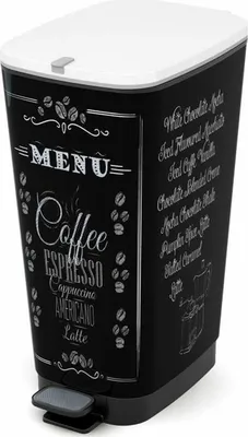 Produktbild von Kis Kis Pedal bin Chic Bin Coffee Menu L - 50L