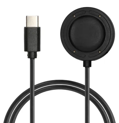 Produktbild von kwmobile Smartwatch Ladekabel für Suunto Run GPS USB-C Ladekabel für Smartwatch - Smart Watch Aufladekabel - Fitnesstracker Ersatzkabel - Schwarz