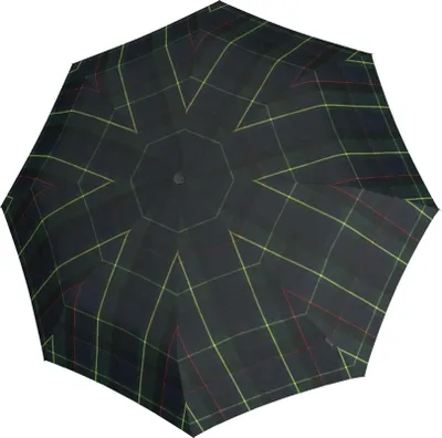 Immagine prodotto di Knirps ombrello tascabile ombrello T.200 Medium Duomatic Check Hunter #2 verde